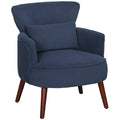 Corduroy Retro Accent Chair