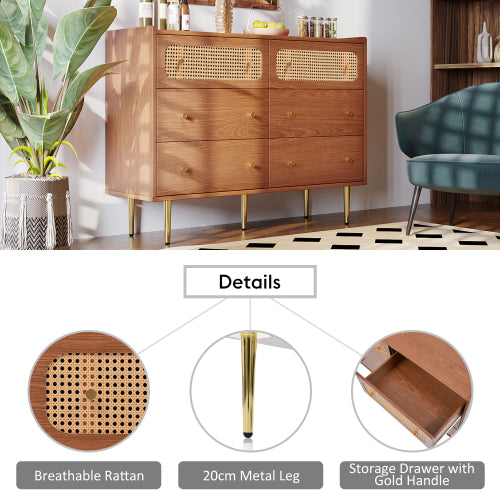 Rattan Sideboard Cabinet