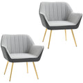 Set of 2 upholstered Accent Chairs