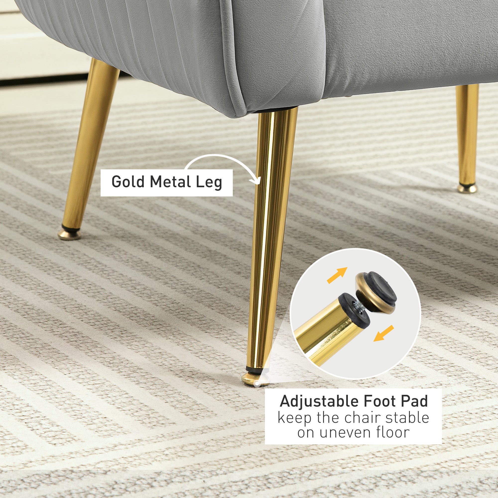 Shell Back Accent Chair