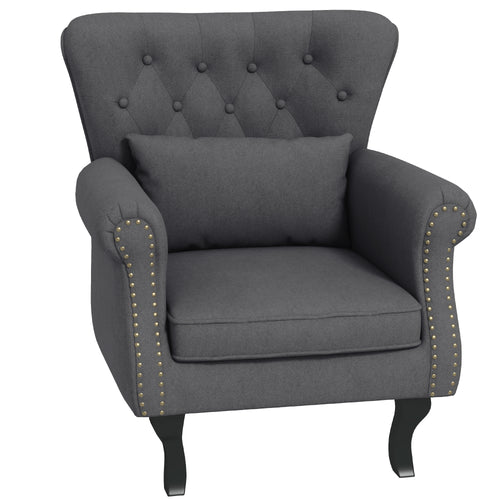 Chesterfield-Style Accent Chair