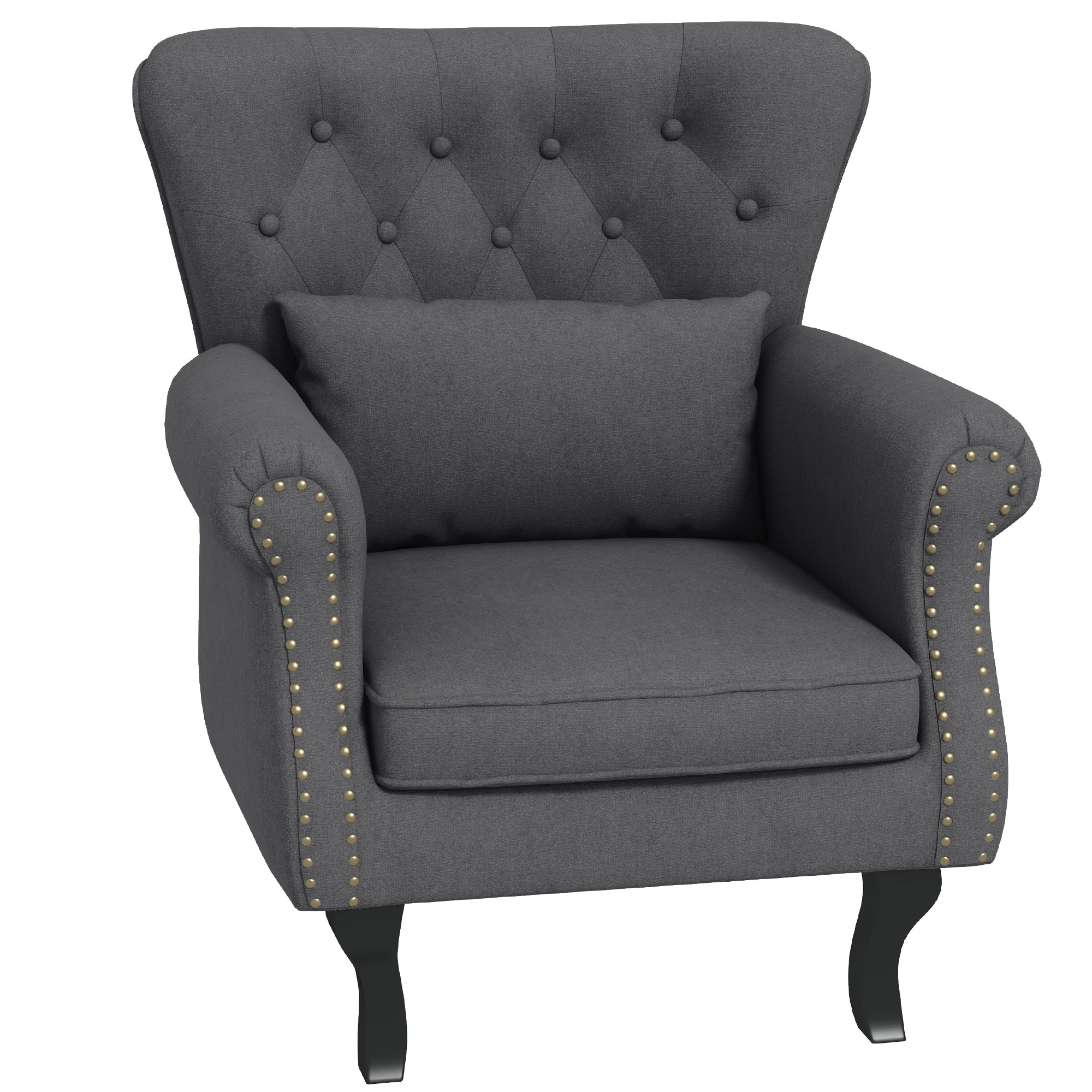 Chesterfield-Style Accent Chair